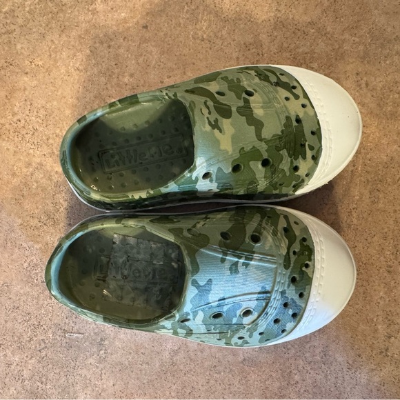 Little Me- Kids Camouflage Slip-On Shoes - Picture 2 of 5